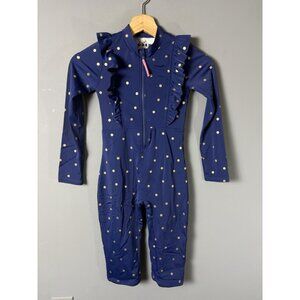 MINI BODEN Girls Size 7-8 Long Sleeve Full Body Rashguard Swimsuit UPF 40+